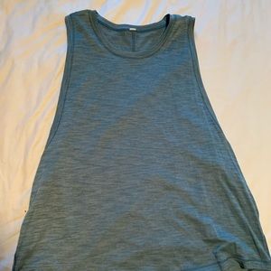 Lululemon blue muscle tank